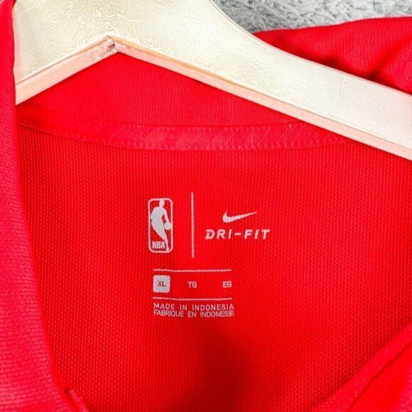 Nike Atlanta Hawks‎ Shirt Mens XL Red Golf Polo Business Casual Athletic Outdoor - Picture 3 of 16